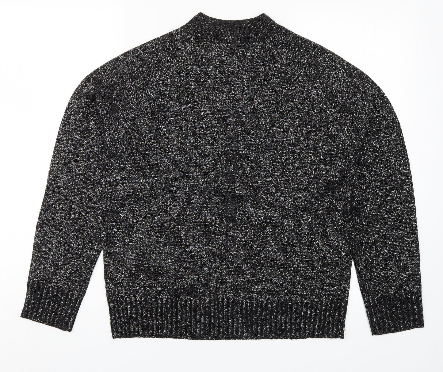Bonmarché Womens Black  Knit Pullover Jumper Size S
