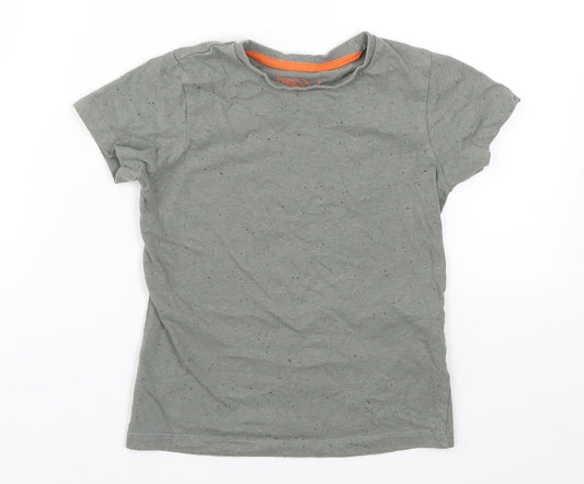 Matalan Boys Grey   Basic T-Shirt Size 7 Years