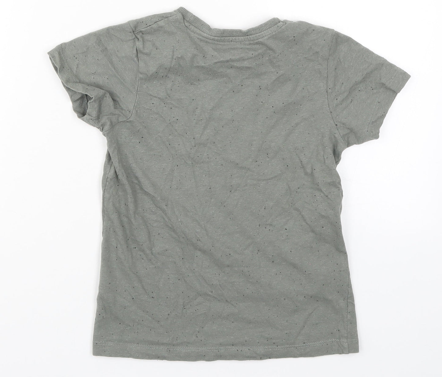 Matalan Boys Grey   Basic T-Shirt Size 7 Years