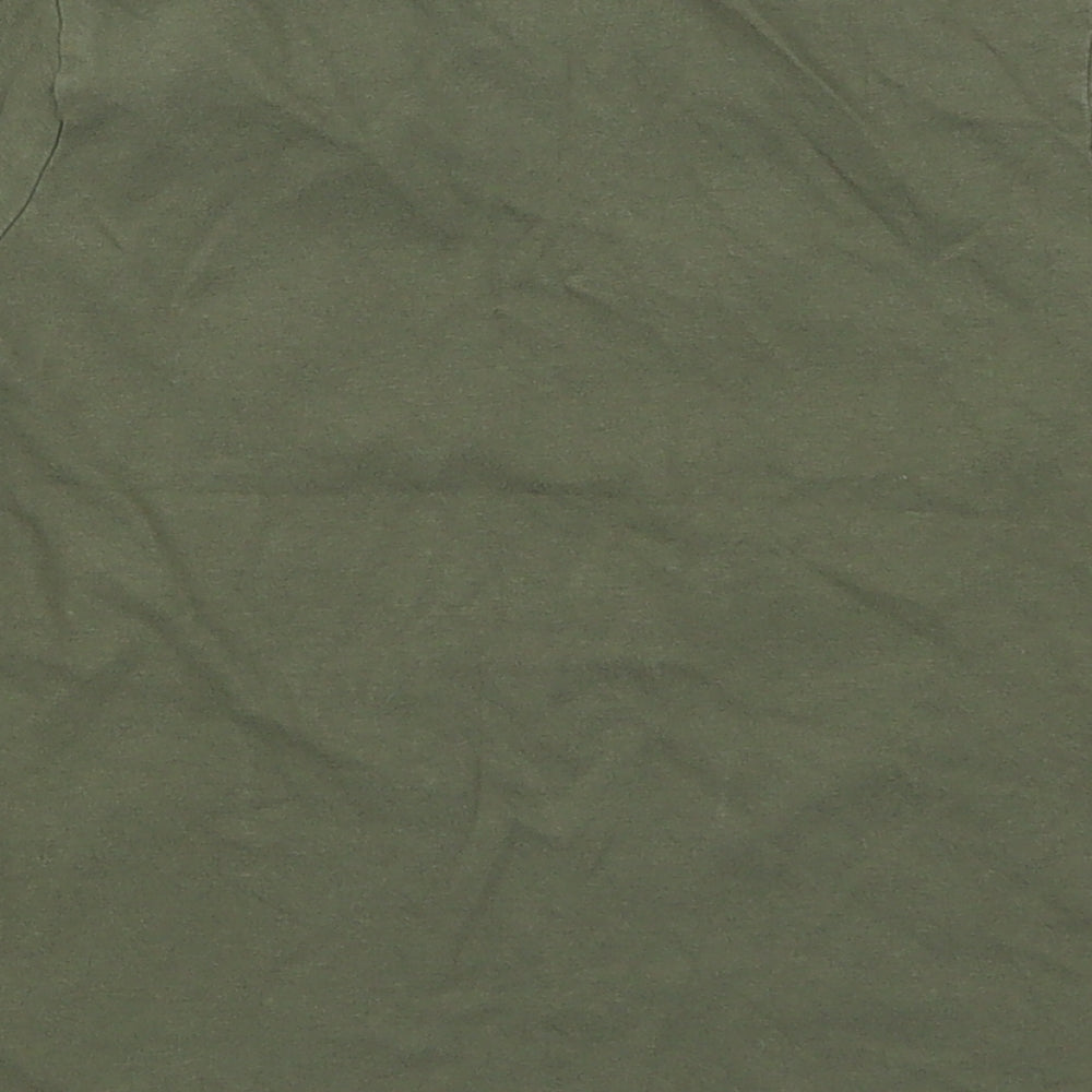 Bullabaloo Boys Green   Basic T-Shirt Size 7-8 Years  - Game On
