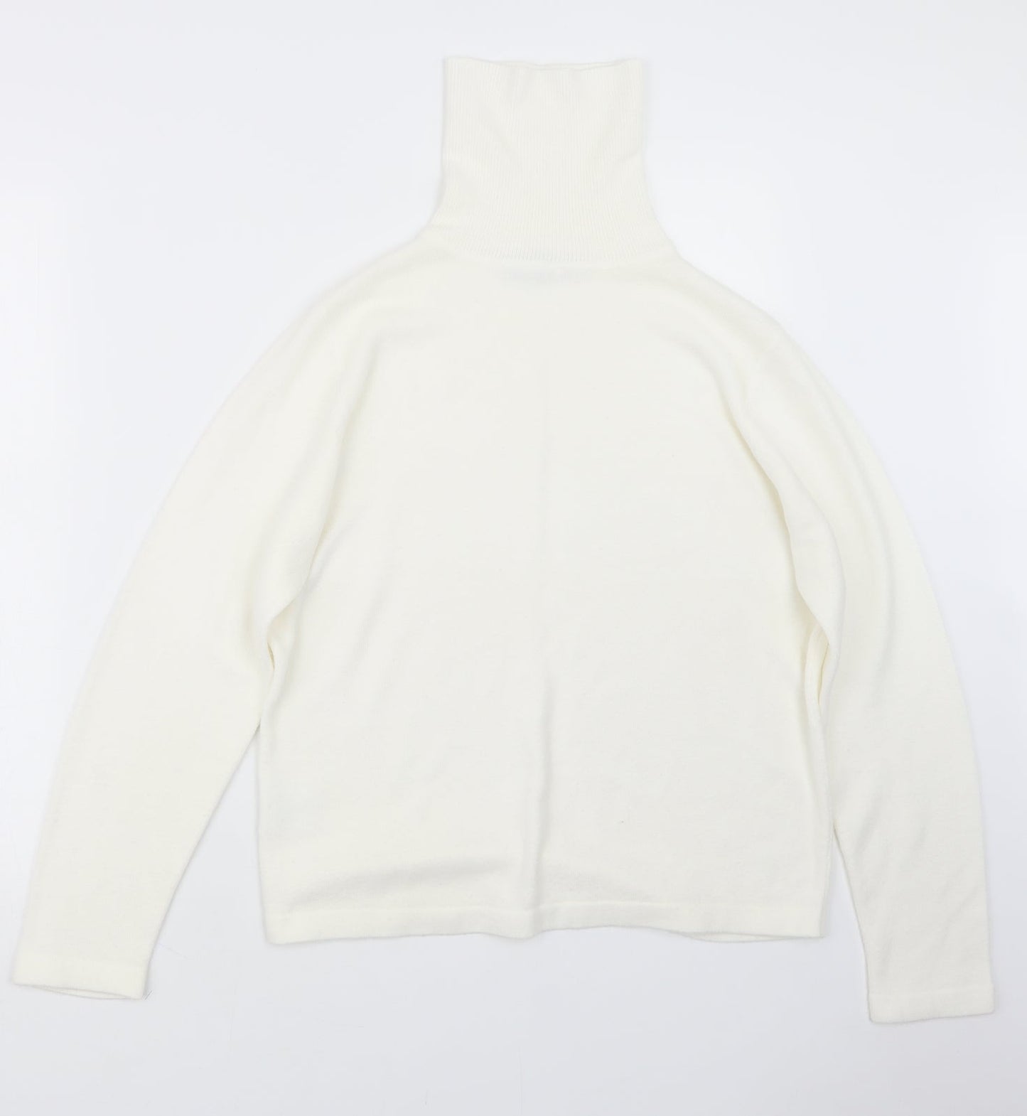 JDV Womens Ivory  Knit Pullover Jumper Size 12