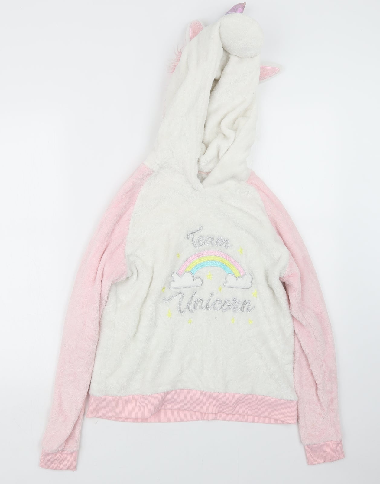 I Believe in Unicorns Womens Pink Geometric  Top One Piece Size 8  - Unicorn