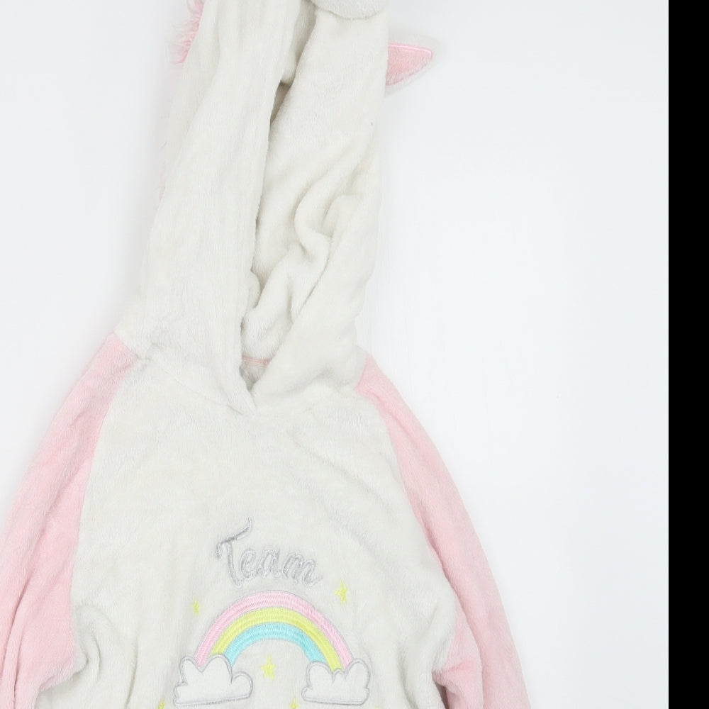 I Believe in Unicorns Womens Pink Geometric  Top One Piece Size 8  - Unicorn