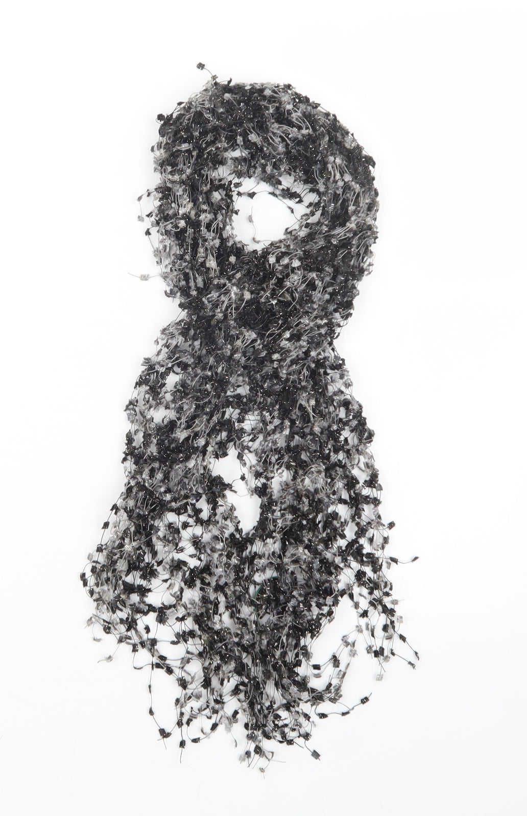 Preworn Womens Black    Scarf