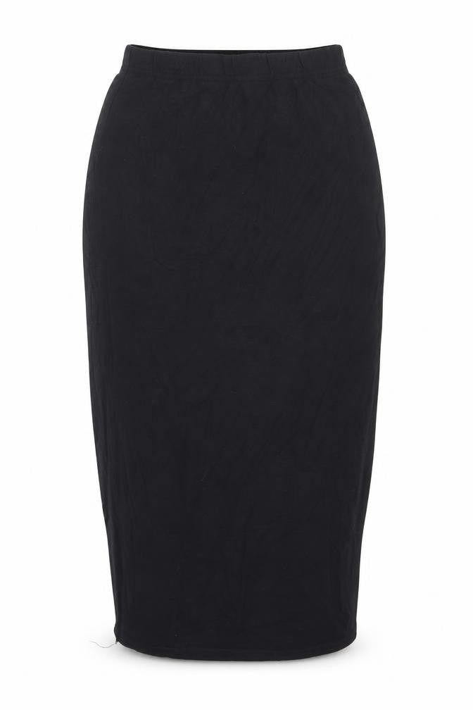PRETTYLITTLETHING Womens Black   Straight & Pencil Skirt Size 8