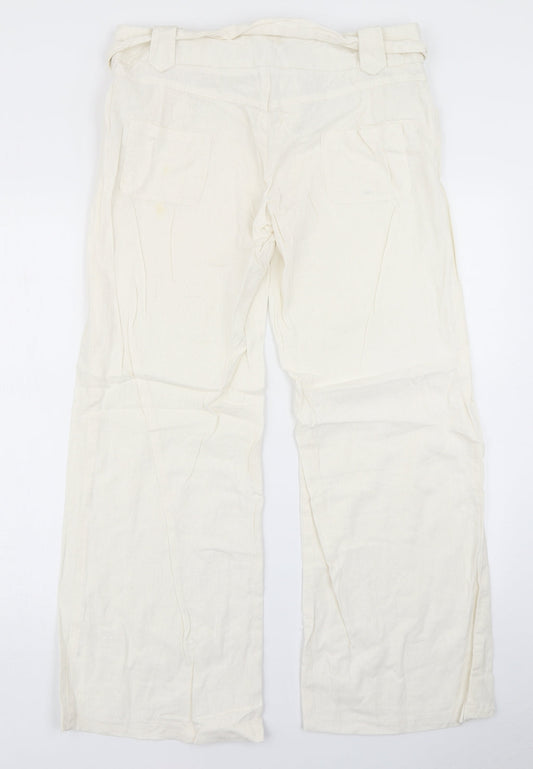 Terminal One Womens Ivory   Trousers  Size 16 L28 in