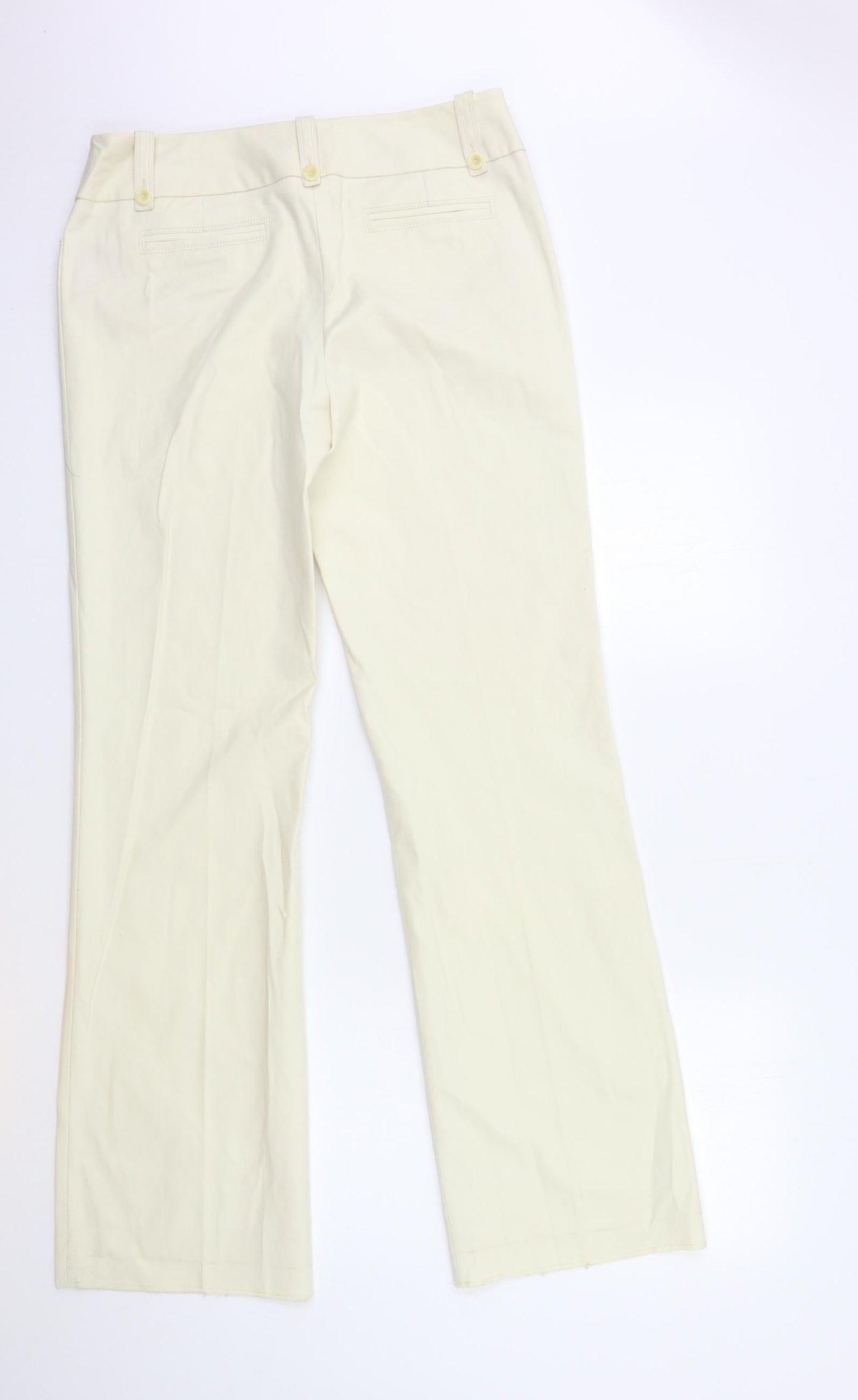 Illusion Womens Beige   Trousers  Size 12 L34 in