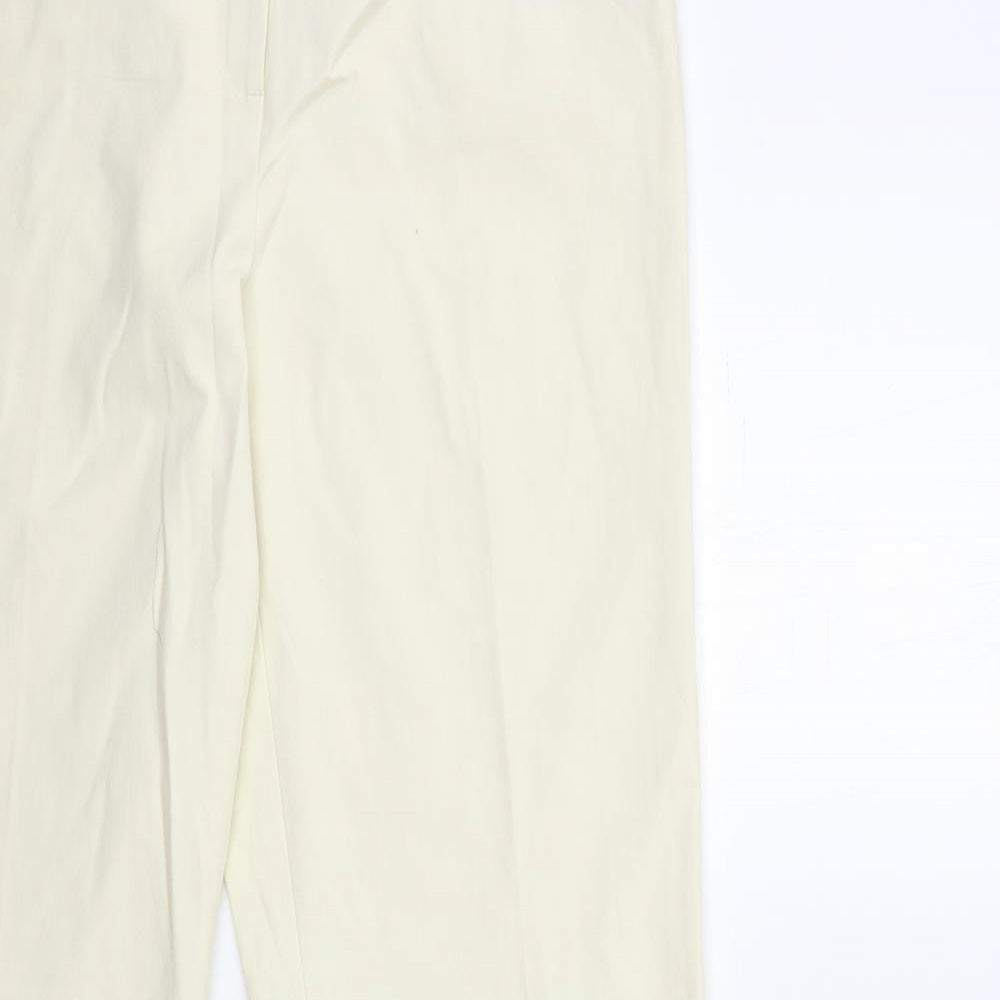 Illusion Womens Beige   Trousers  Size 12 L34 in