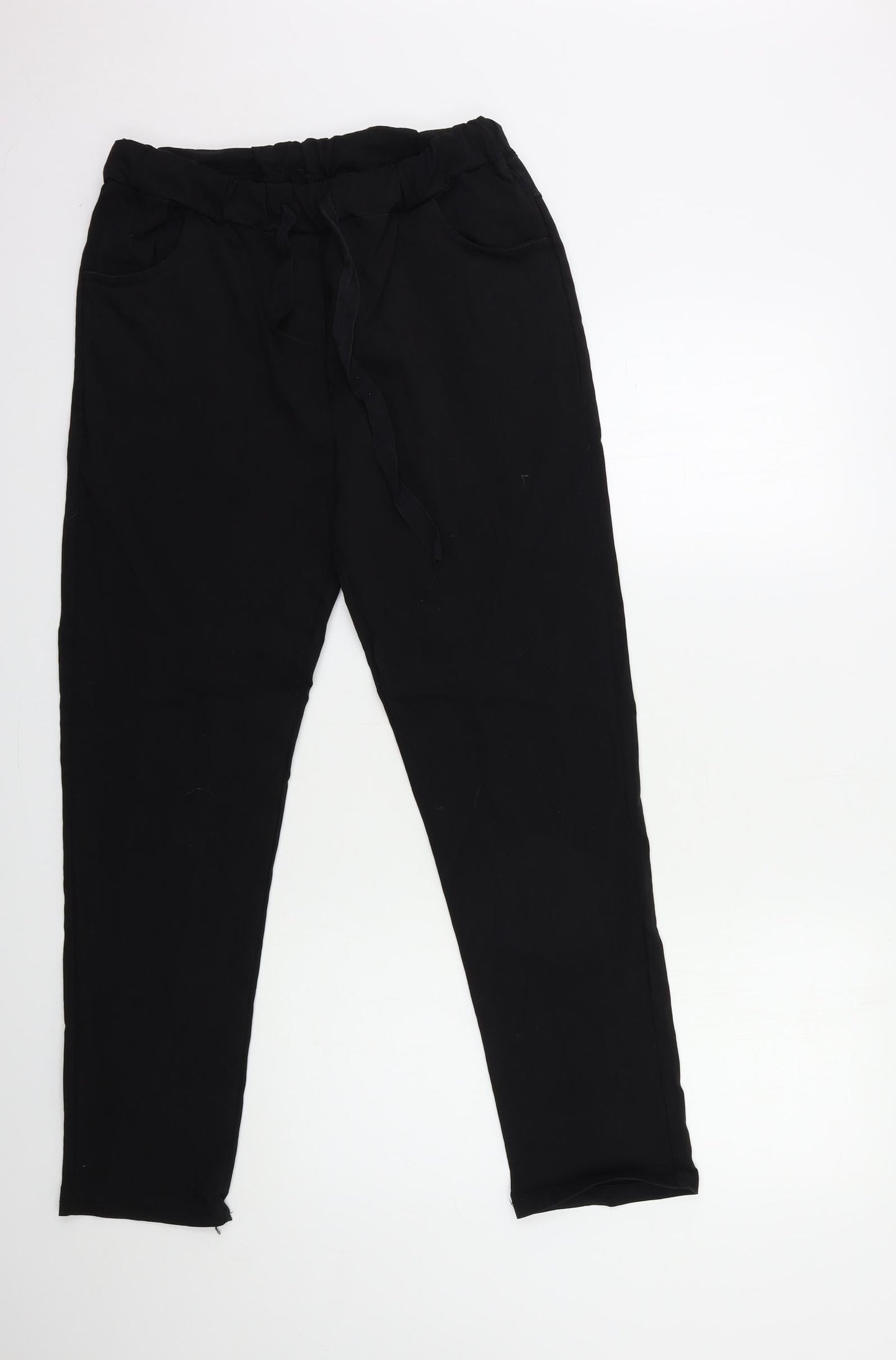 Preworn Womens Black   Trousers  Size 30 in L30 in