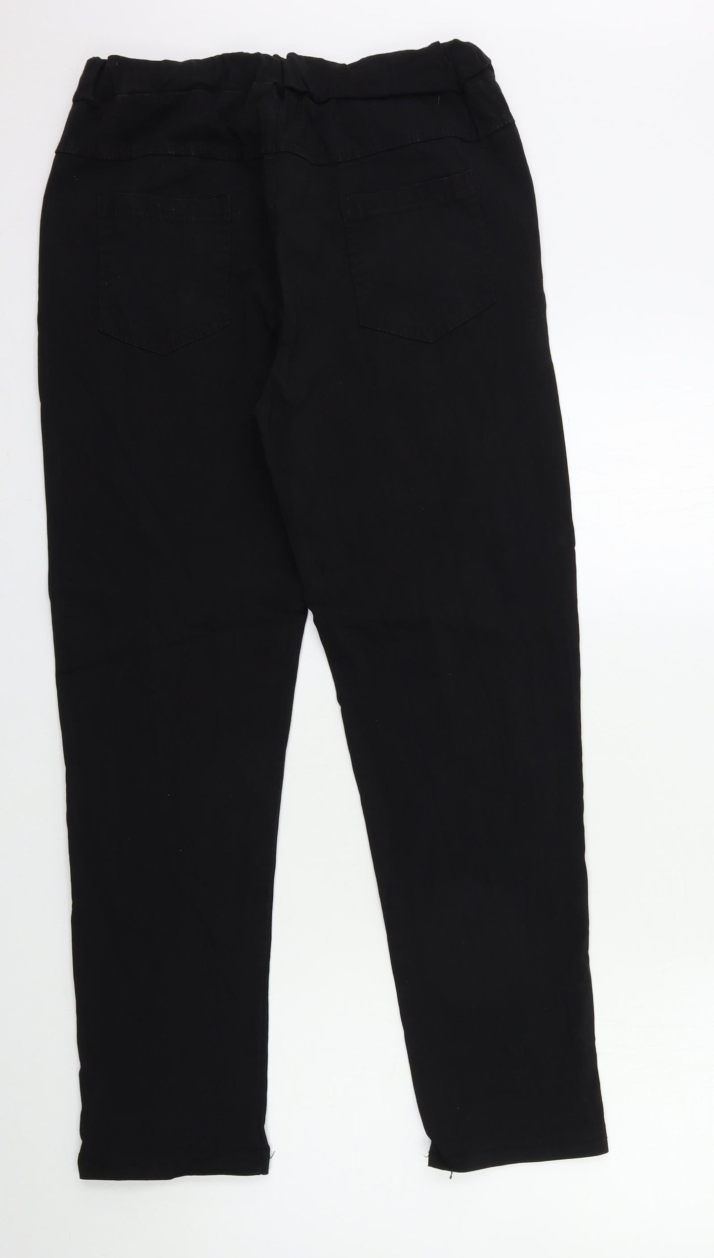 Preworn Womens Black   Trousers  Size 30 in L30 in