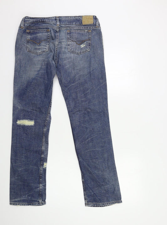 Preworn Womens Blue  Denim Skinny Jeans Size 30 in L30 in