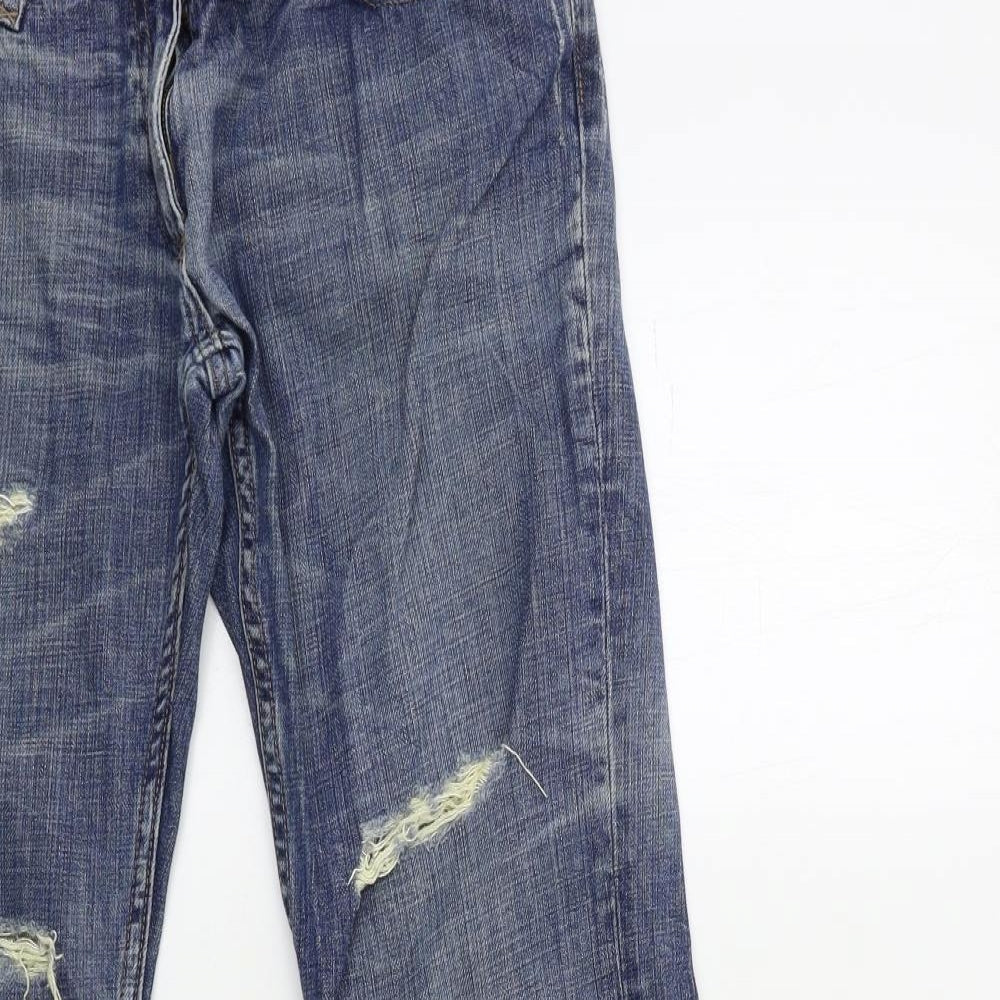 Preworn Womens Blue  Denim Skinny Jeans Size 30 in L30 in