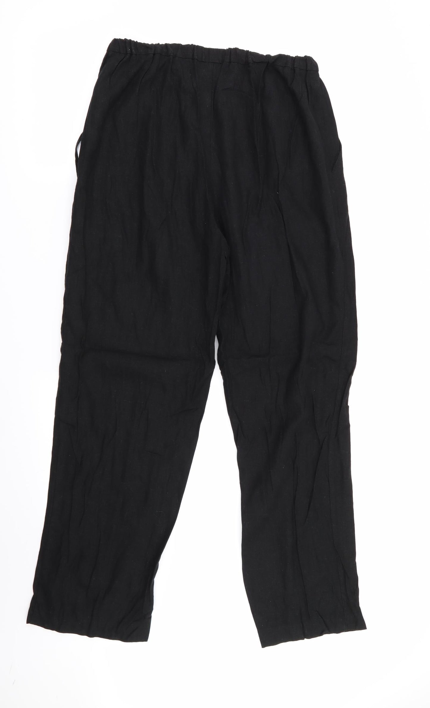 sky designs Womens Black   Trousers  Size 14 L27 in - Stretch waistband
