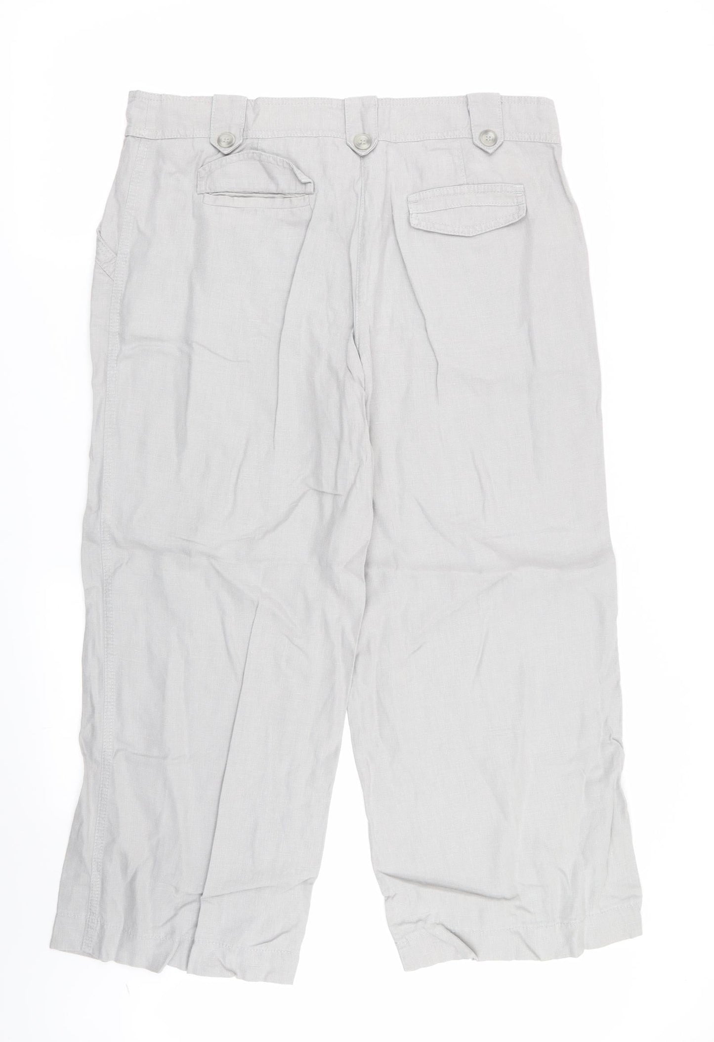 limited collection Womens Grey   Trousers  Size 16 L27 in