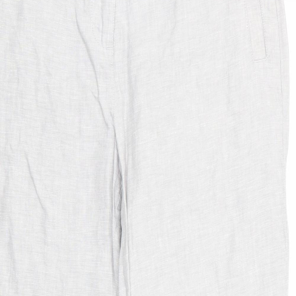 Per Una Womens Grey   Trousers  Size 10 L28 in