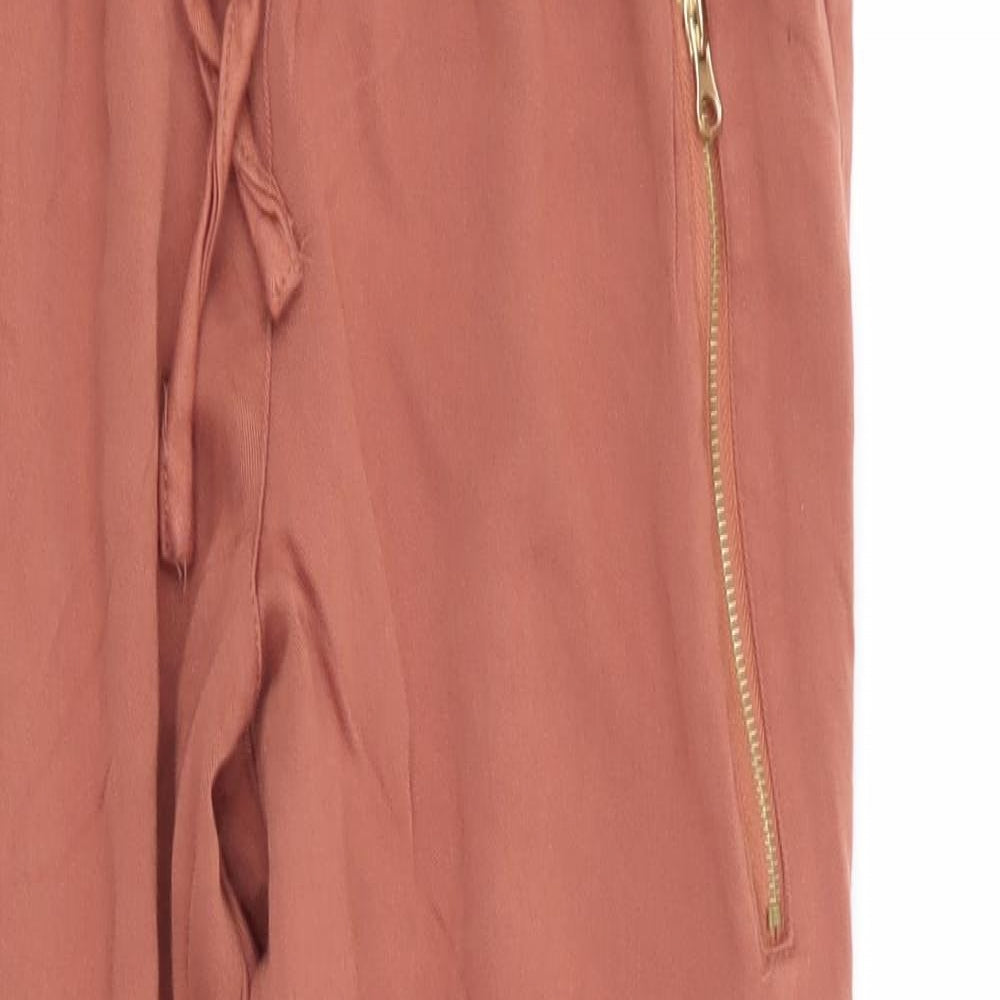 Primark Womens Brown   Trousers  Size 8 L27 in - Stretch waistband