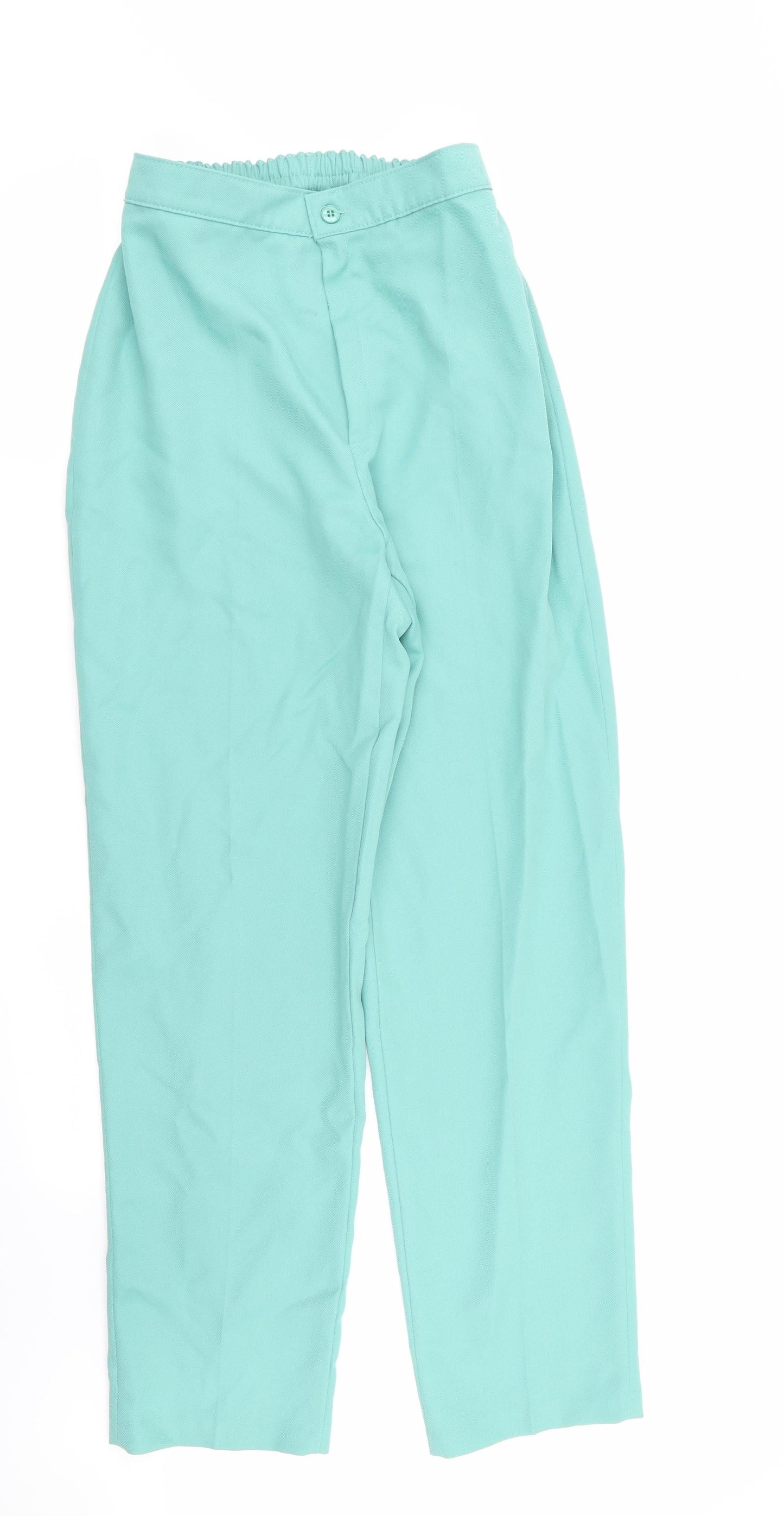 brandtex Womens Green   Trousers  Size 14 L30 in - Stretch waistband