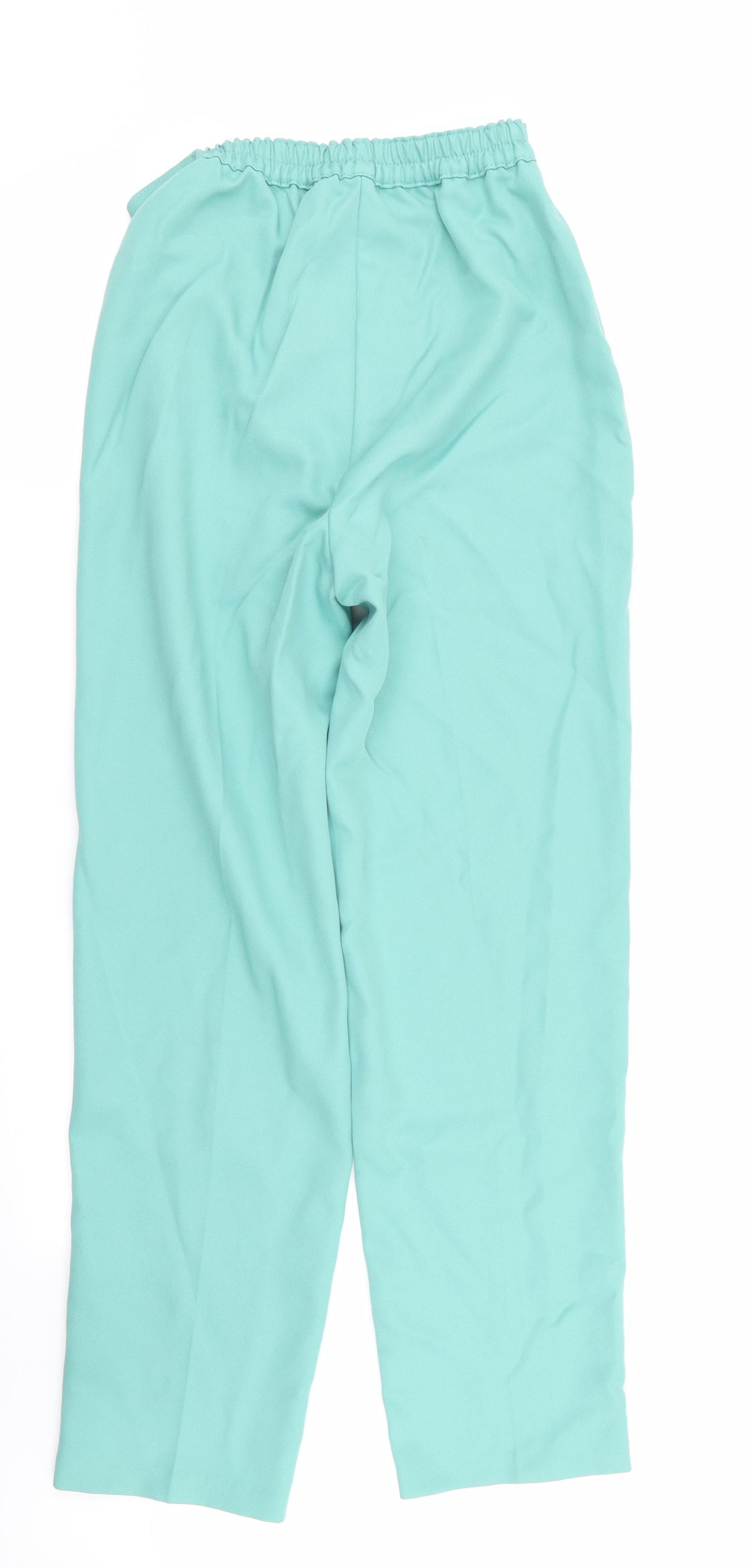 brandtex Womens Green   Trousers  Size 14 L30 in - Stretch waistband