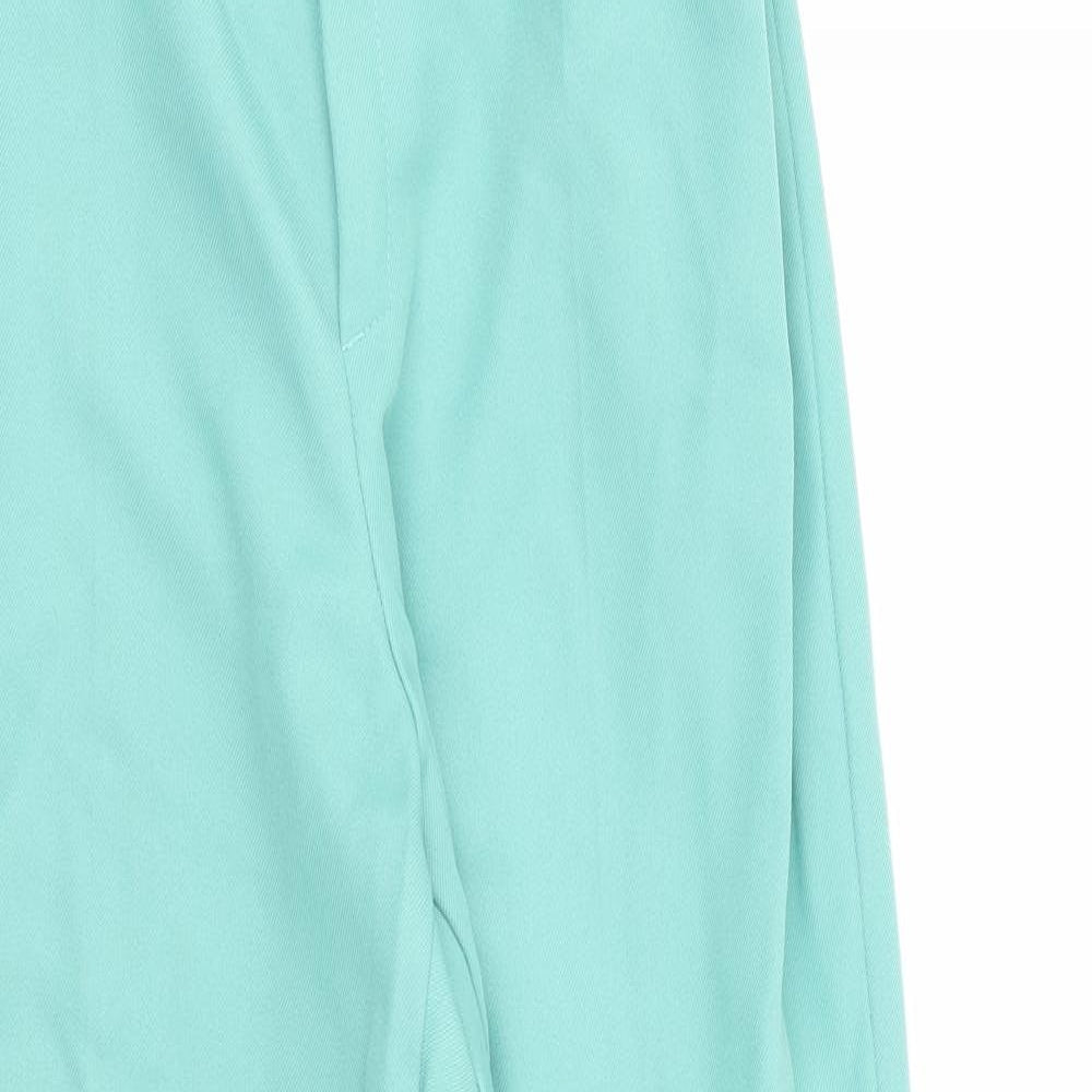 brandtex Womens Green   Trousers  Size 14 L30 in - Stretch waistband