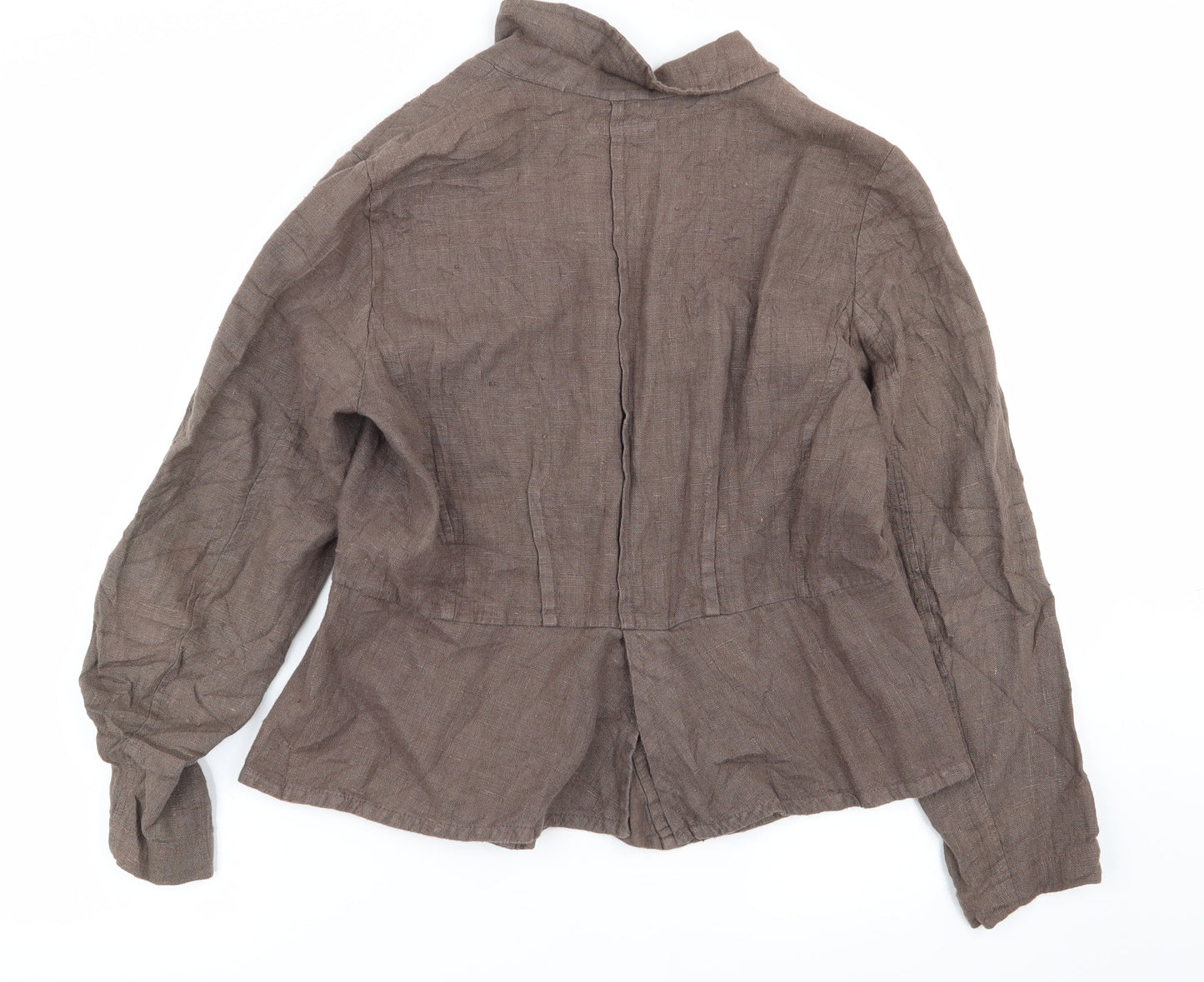 Preworn Womens Brown   Jacket Blazer Size L