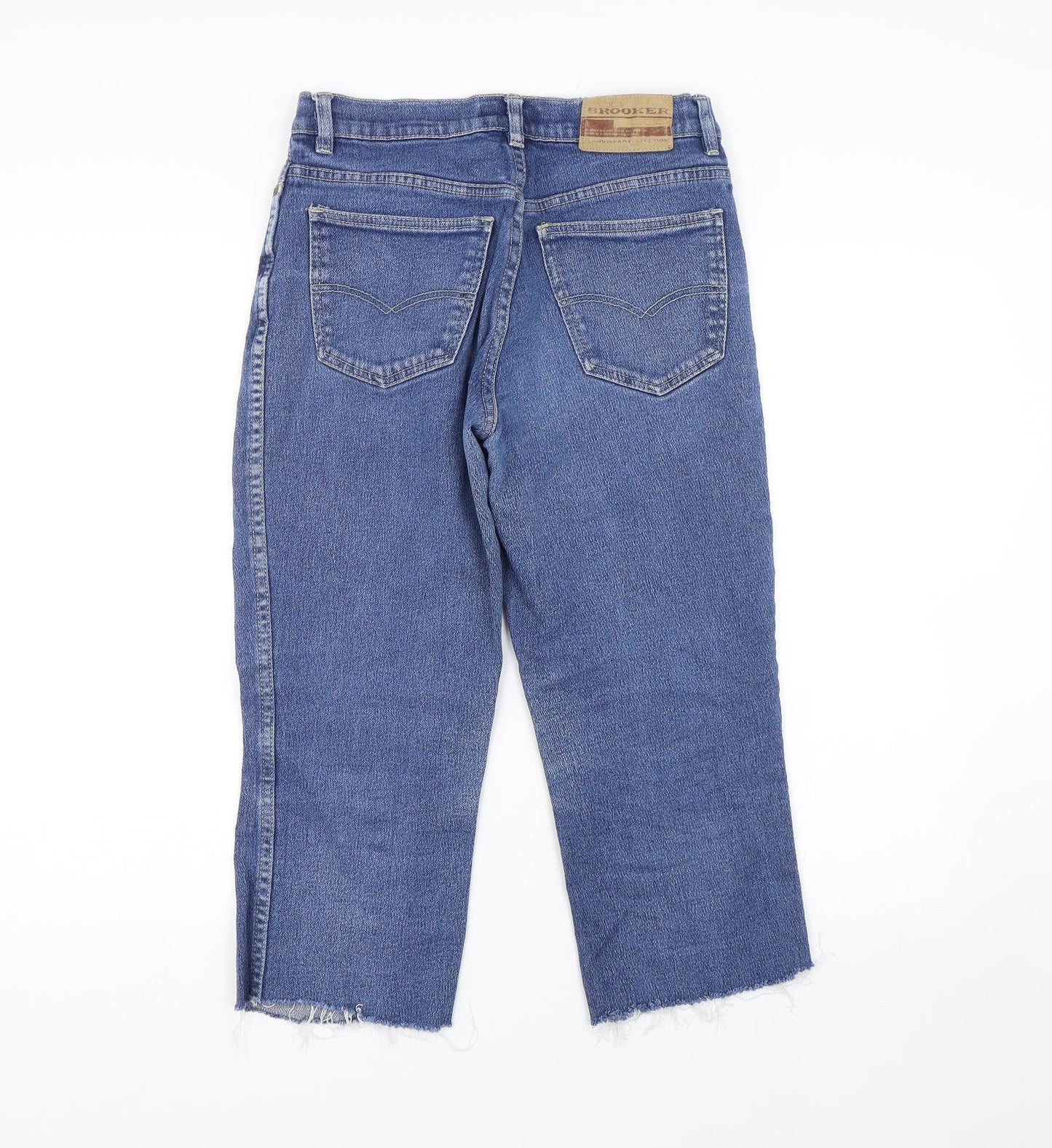 Brooker Womens Blue  Denim Cropped Jeans Size 28 L20 in