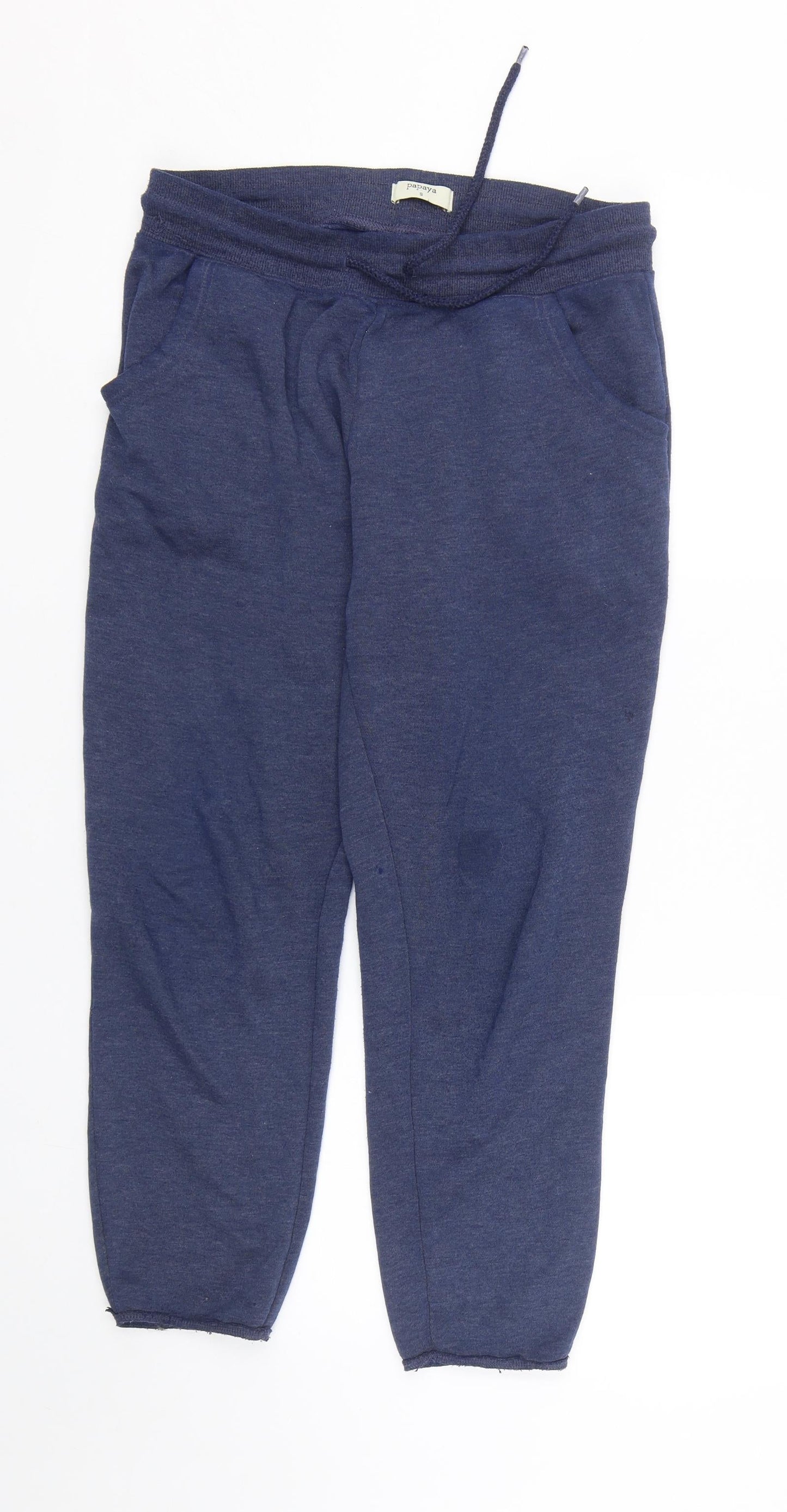 Papaya Womens Blue   Sweatpants Trousers Size S L22 in