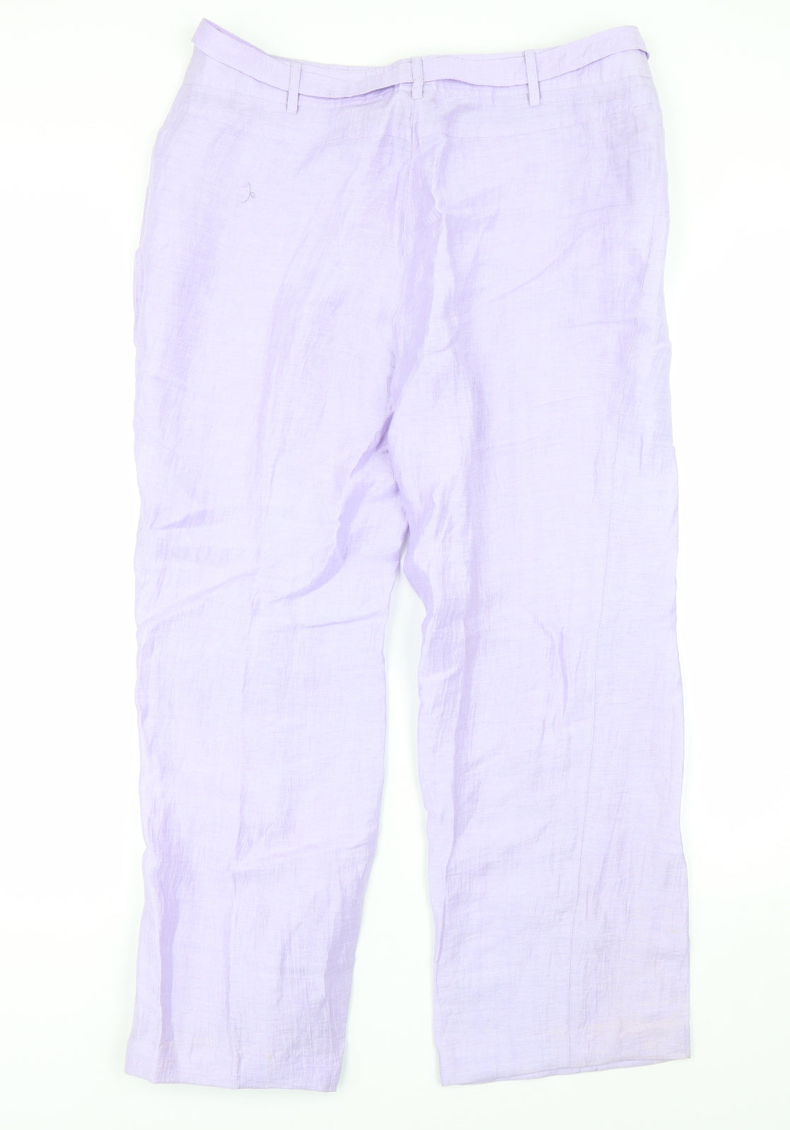 Lebek Womens Purple   Trousers  Size 36 L26 in