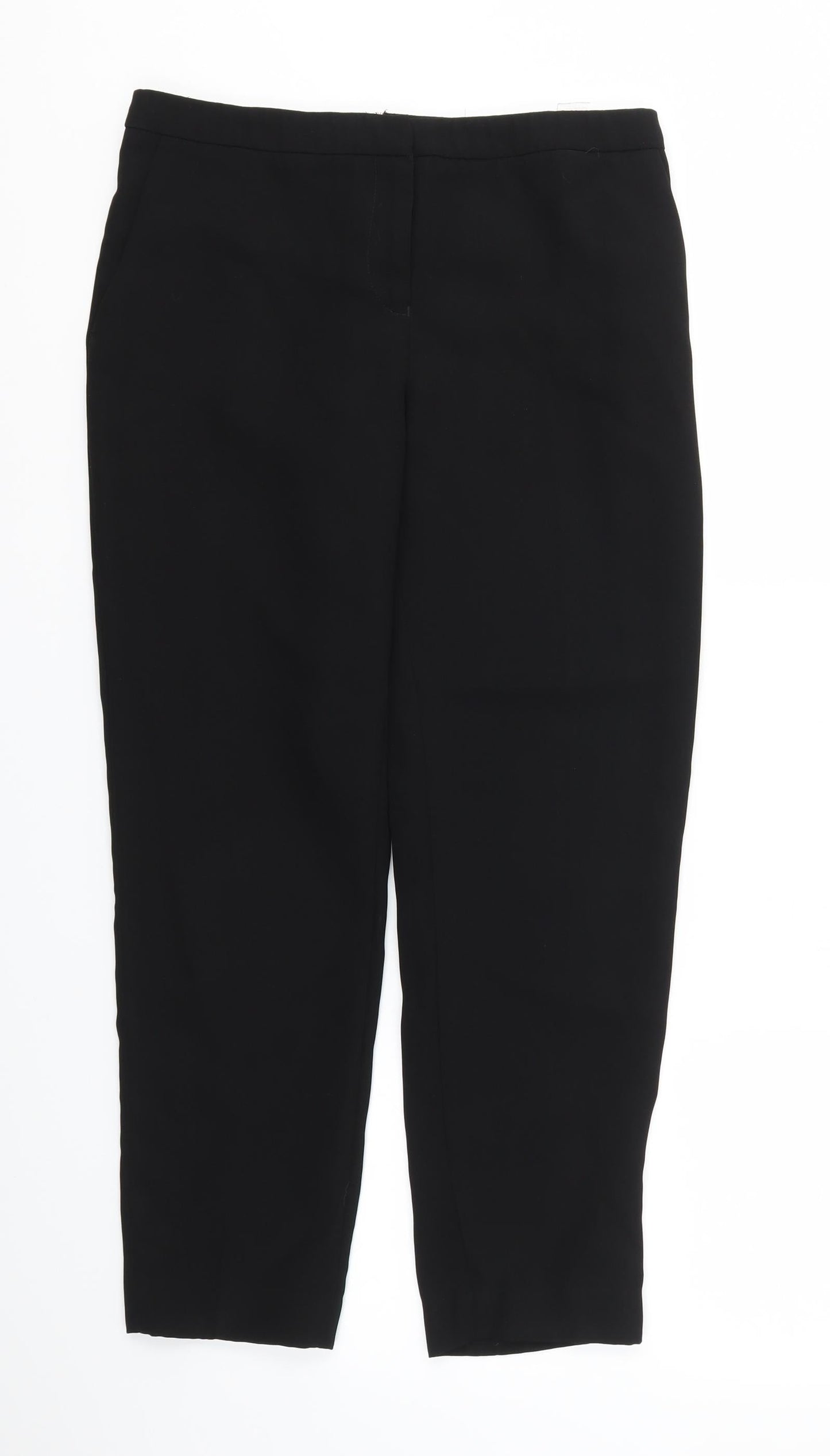 NEXT Womens Black   Trousers  Size 10 L27 in