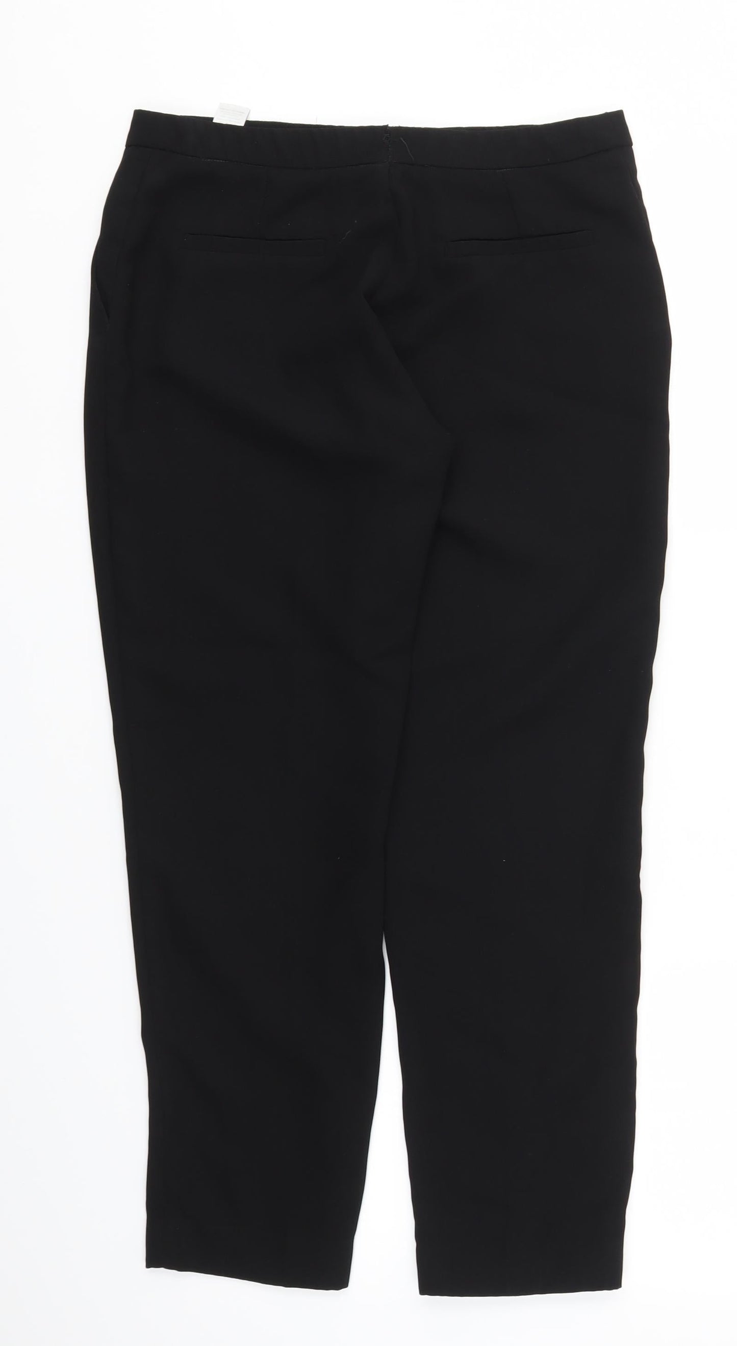 NEXT Womens Black   Trousers  Size 10 L27 in
