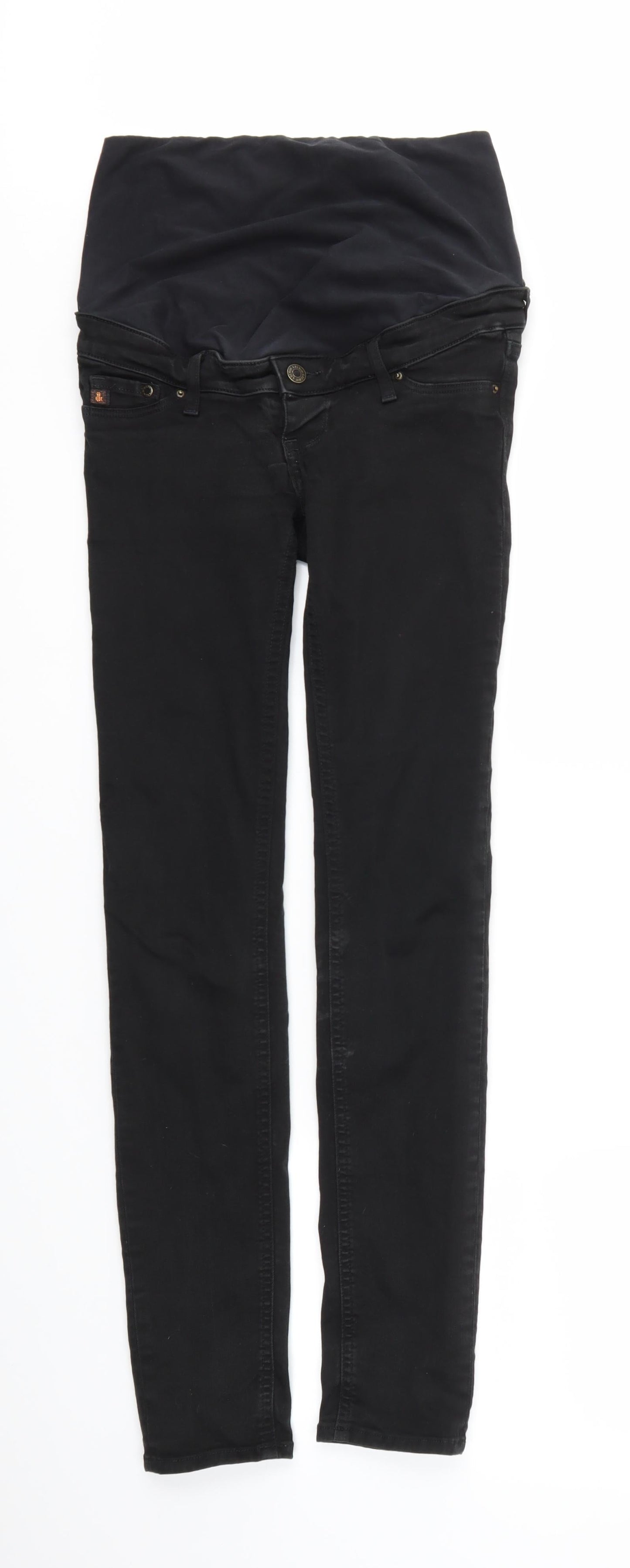 H&M Womens Black   Skinny Jeans Size 8 L31 in - stretch waistband