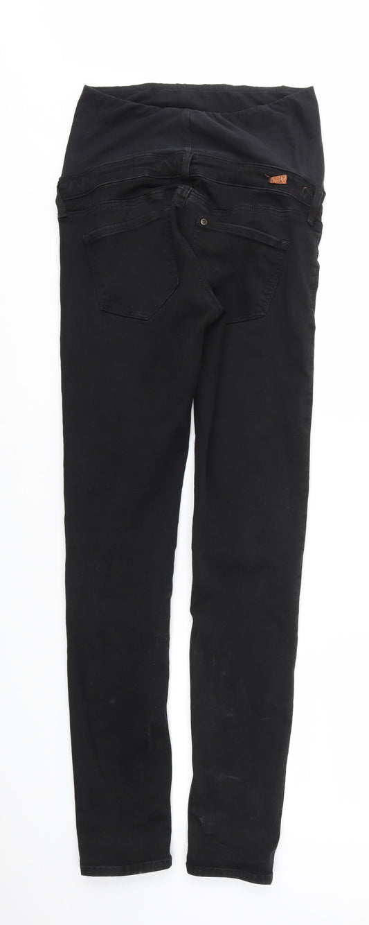 H&M Womens Black   Skinny Jeans Size 8 L31 in - stretch waistband