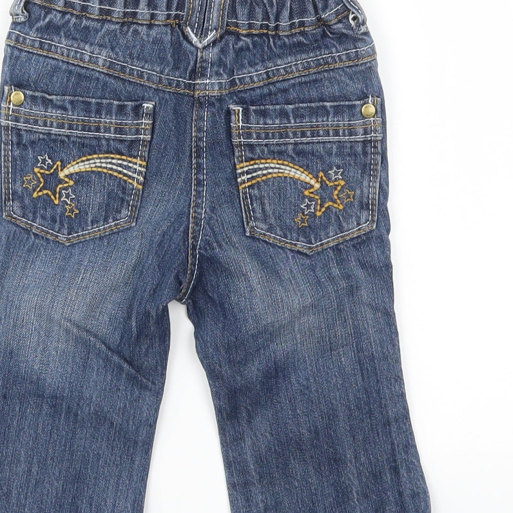 NEXT Girls Blue   Capri Jeans Size 6-9 Months