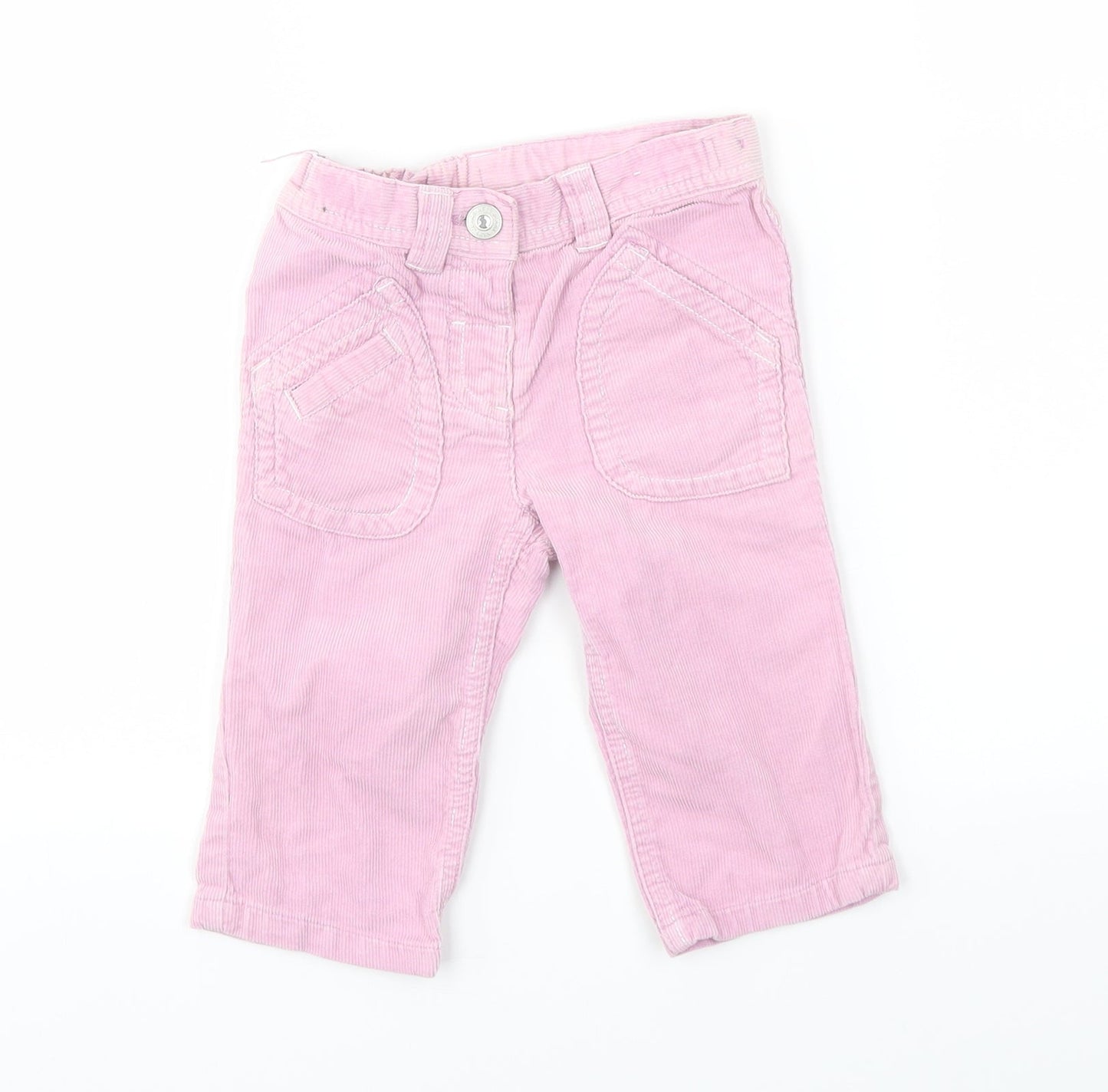 NEXT Girls Pink   Capri Jeans Size 6-9 Months