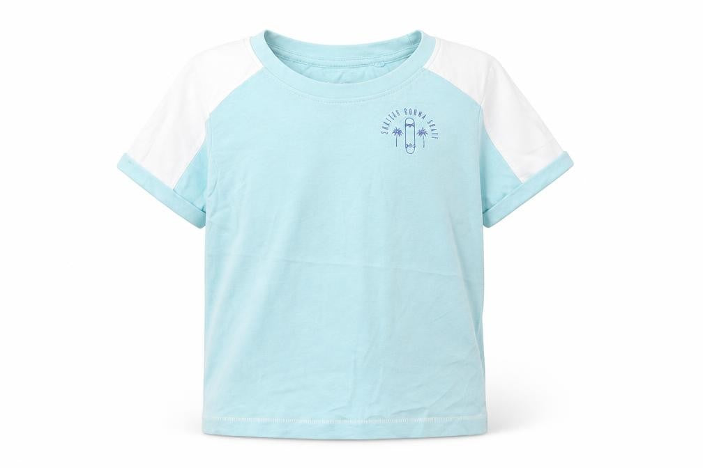 Lily & dan Boys Blue   Basic T-Shirt Size 3-4 Years