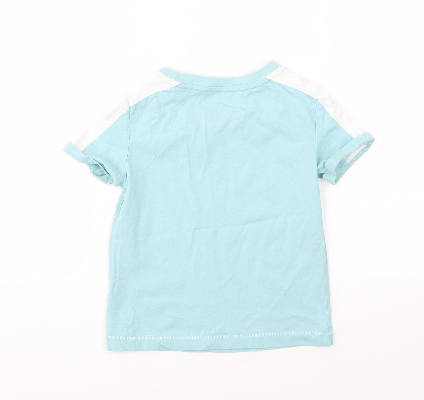 Lily & dan Boys Blue   Basic T-Shirt Size 3-4 Years
