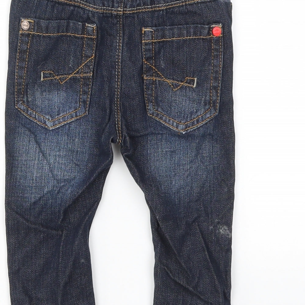 NEXT Girls Blue   Capri Jeans Size 6-9 Months