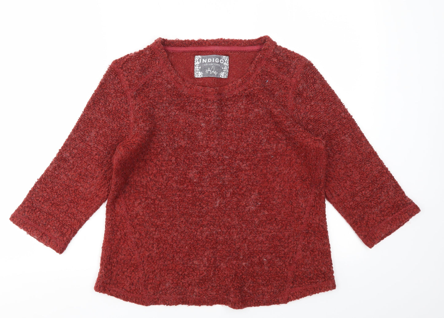 M&S Womens Red   Pullover Jumper Size 12