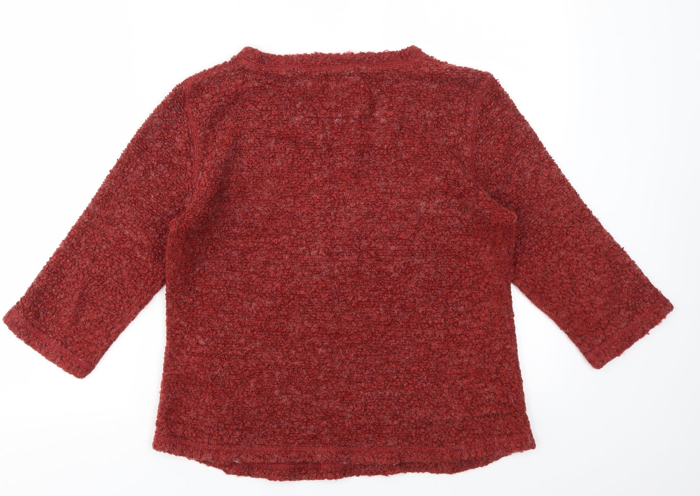 M&S Womens Red   Pullover Jumper Size 12
