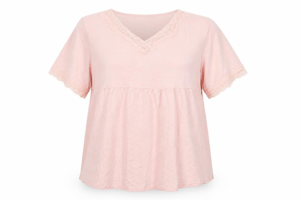Slenderella Womens Pink   Top Pyjama Top Size 16