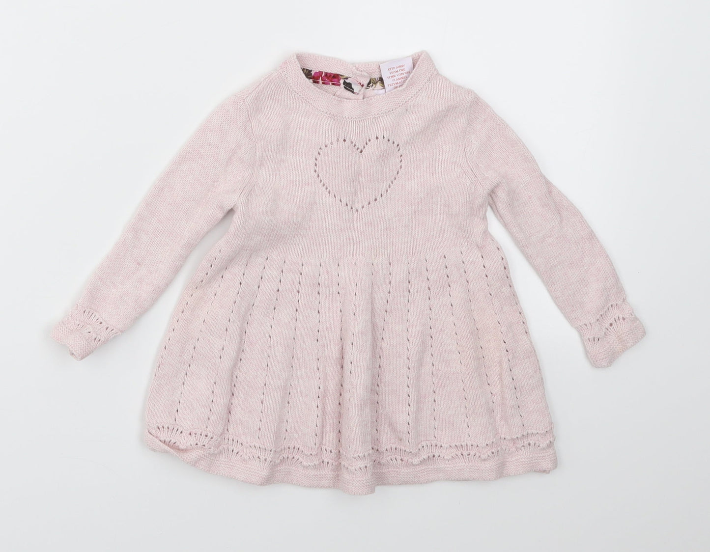 Tommy Bahama Girls Pink   Fit & Flare  Size 3-6 Months