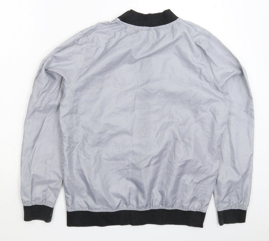 PRETTYLITTLETHING Womens Silver   Jacket  Size M