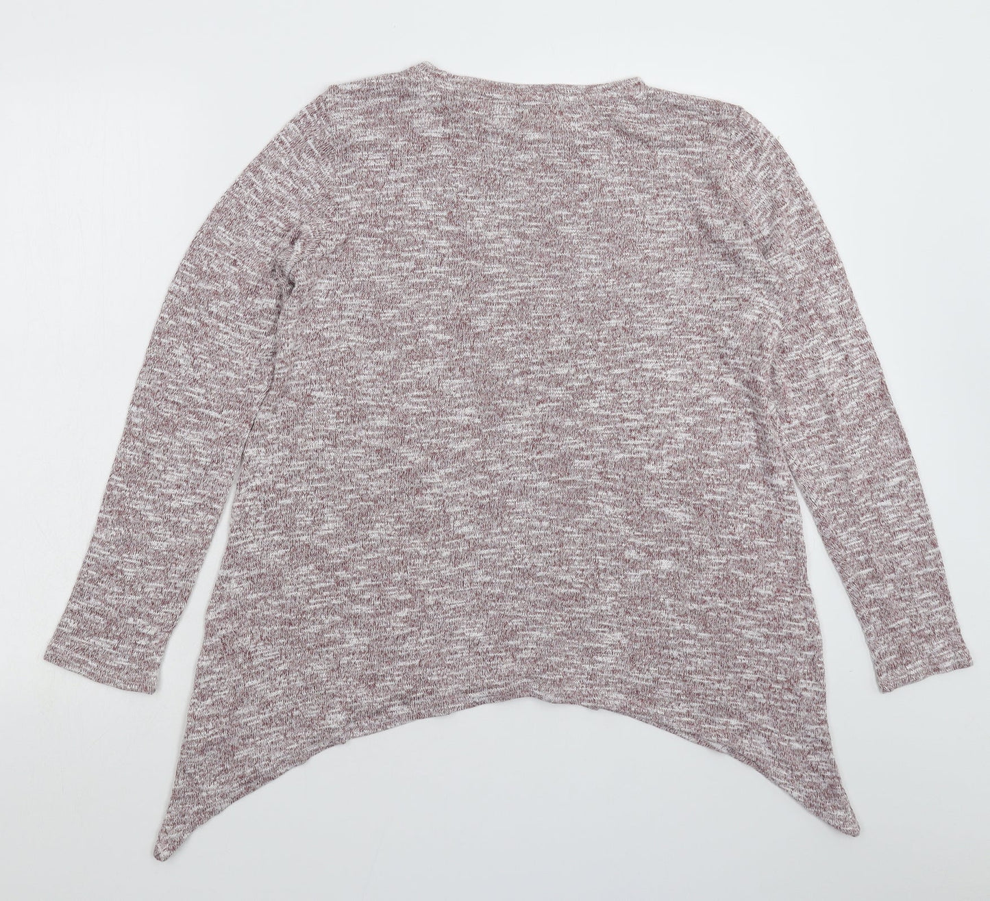 Papaya Womens Grey  Knit Pullover Jumper Size 16