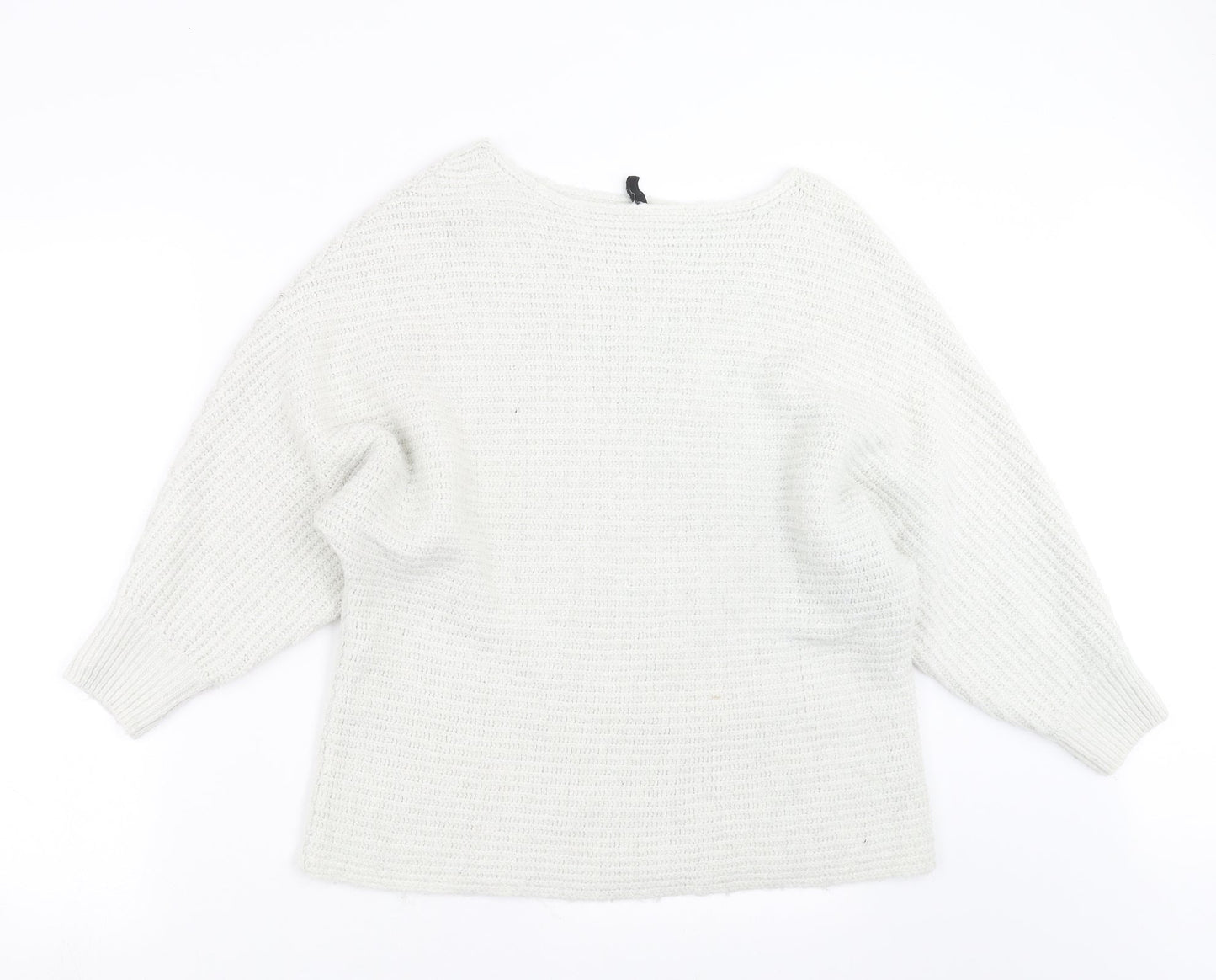 Divided by H&M Womens Ivory  Knit Pullover Jumper Size L
