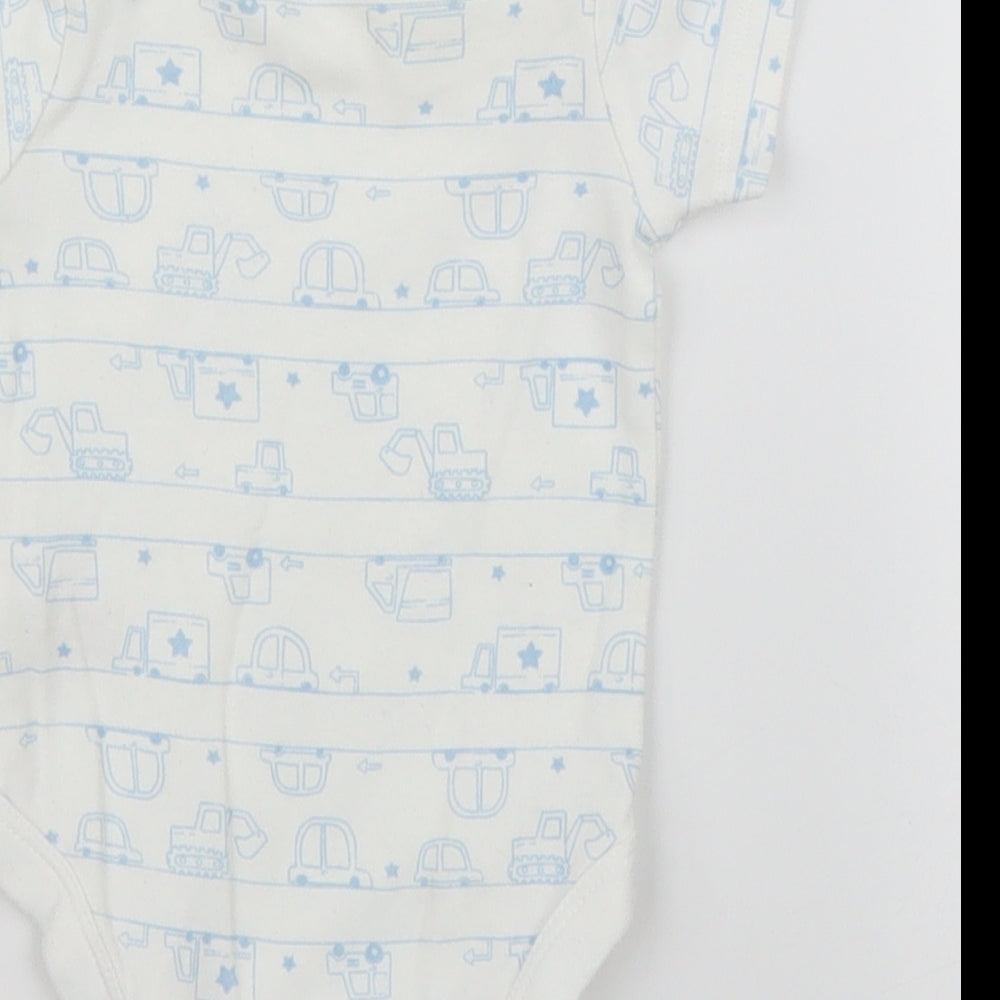 TU Baby White   Babygrow One-Piece Size 0-3 Months