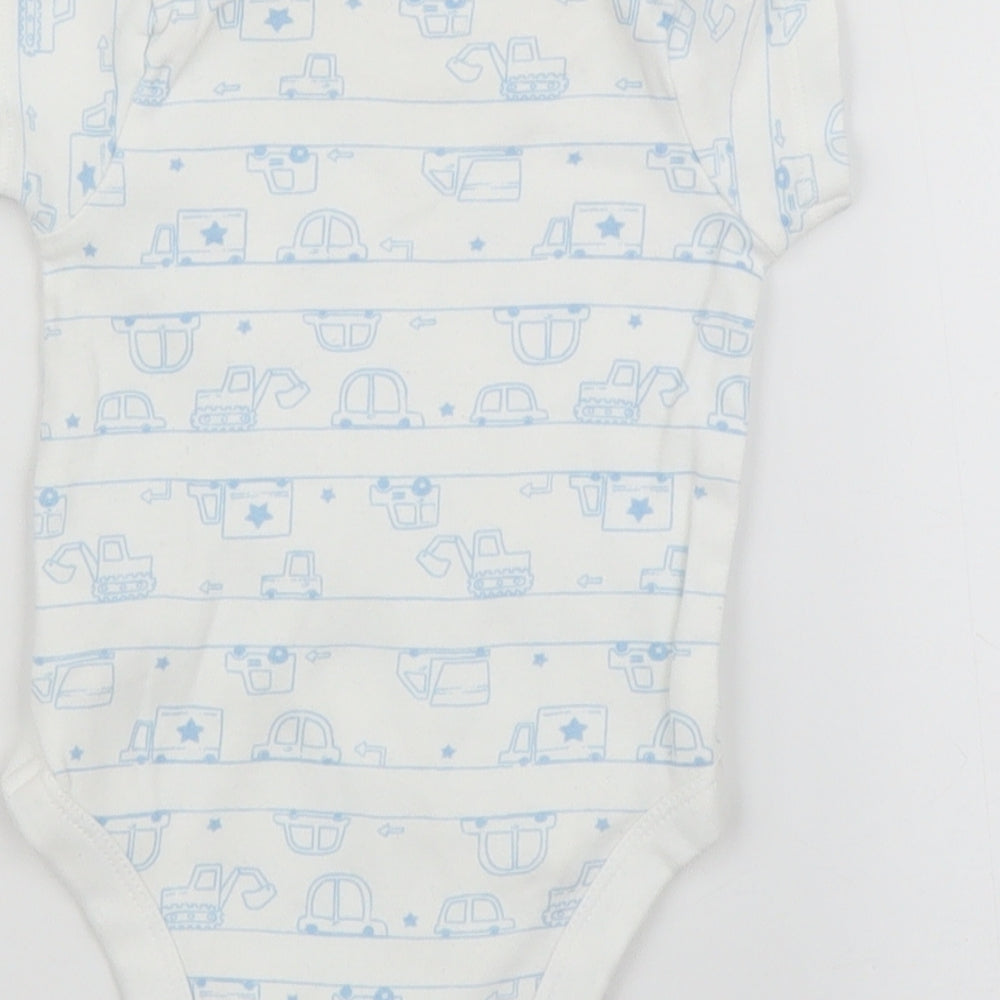 TU Baby White   Babygrow One-Piece Size 0-3 Months