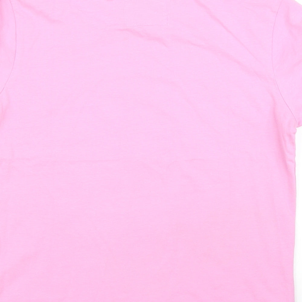 Lazy Jacks Girls Pink   Basic T-Shirt Size 7 Years