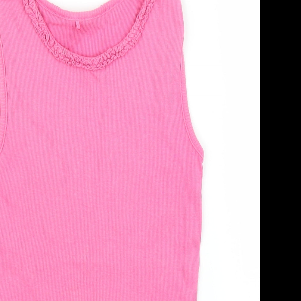 George Girls Pink   Basic Tank Size 8-9 Years