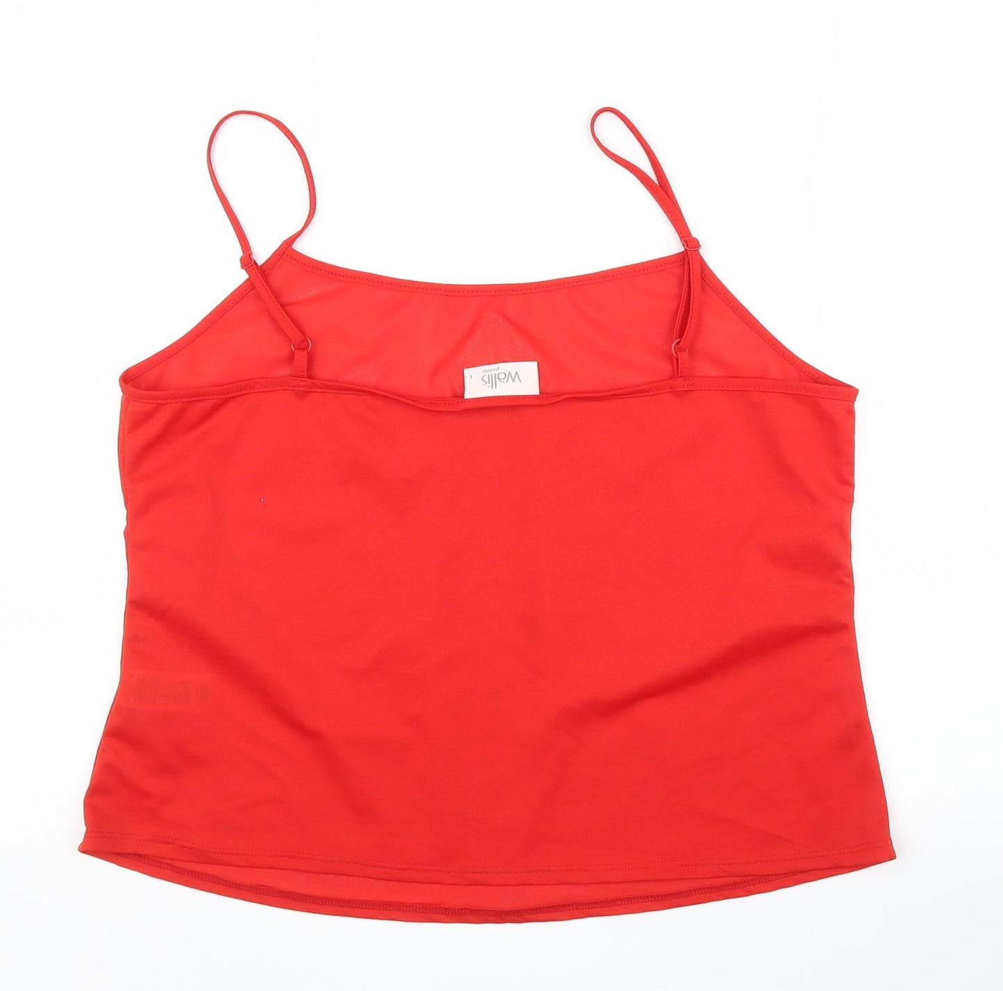 Wallis Womens Red   Camisole Blouse Size L