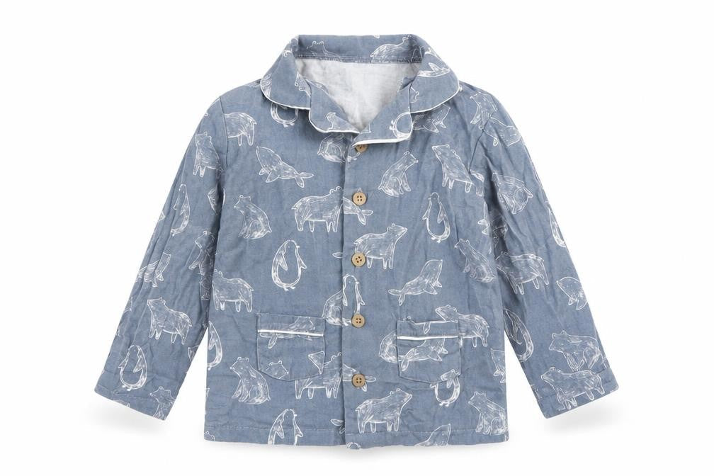 TU Baby Blue   Basic Button-Up Size 18-24 Months