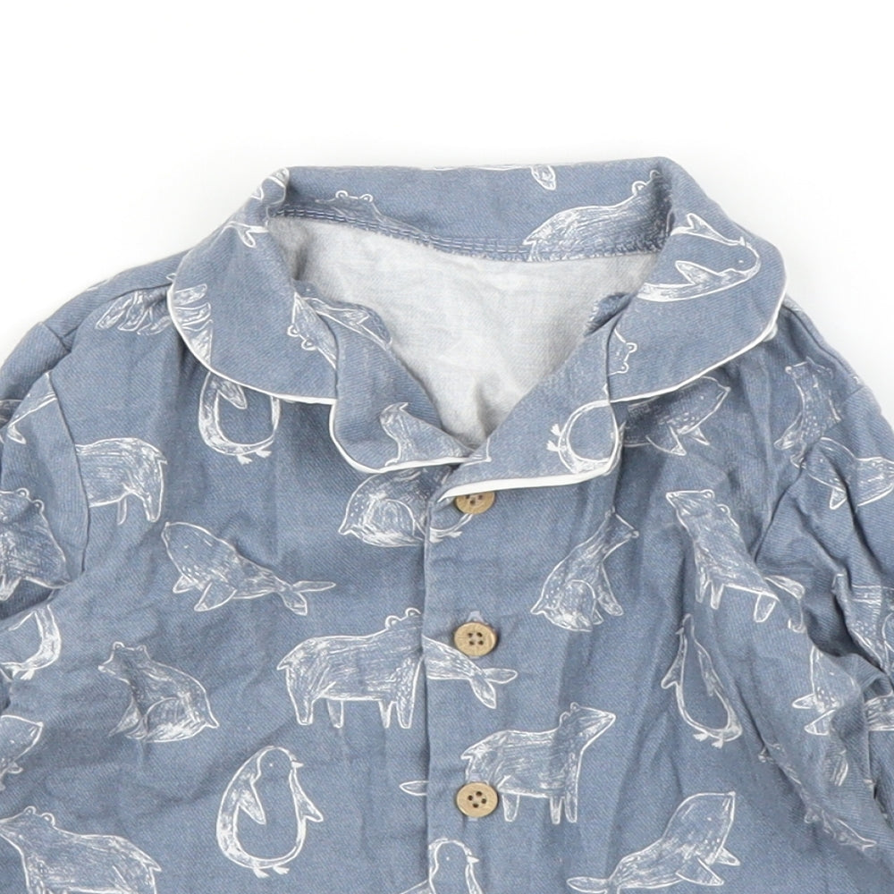 TU Baby Blue   Basic Button-Up Size 18-24 Months